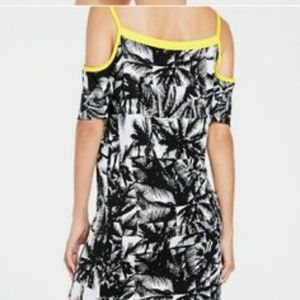 Fabletics Dresses - FABLETICS PALM TREE TINA COLD SHOULDER DRESS SMALL Fabletics Dresses - FABLETICS PALM TREE TINA COLD SHOULDER DRESS SMALL